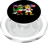 Haití Puerto Rico Raíces Bandera Haitiana Puertorriqueño PopSockets PopGrip para MagSafe