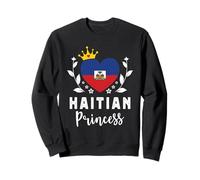 Haitian Princess Haiti Flag Proud Haitian Girl Sudadera