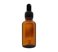 haituoyizhan 1 botella cuentagotas vacía de ámbar para aceite esencial de cristal, aromaterapia, líquido, color marrón, 5-50 ml, para botellas de pipeta de masaje, rellenables (marrón, 30 ml)