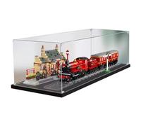 HAIWENFEIQI Vitrina acrílica para trenes y estaciones Lego 76423, caja transparente a prueba de polvo, compatible con kit de construcción Lego 76423 (modelo no incluido) 55 x 25 x 20 cm (2 mm)