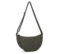 HAIWILL Halbmond Crossbody Bag Damen Umhängetasche Mittelgroß Nylon Gesteppte Tasche Damen Puffer Bag Hobo Shopper Tasche Schultertasche mit Verstellbarem Schultergurt für Uni Arbeit Reisen Alltag,