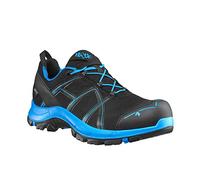 HAIX Black Eagle Zapato bajo de Seguridad, S3, Negro/Azul, Talla 10