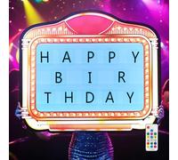 HAIYAETONG Presentador de Botellas con Letras LED, Letrero VIP para Servicio de Botellas, letreros para Servicio de Botellas en Clubes con Cambio de Color, Control Remoto con 7 Modos LED Color B