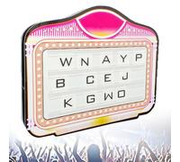 HAIYAETONG Presentador de Botellas de Vino LED para cumpleaños de Discoteca, con Cambio de Color múltiple, Placa de Letras acrílicas deletreables, cartelera publicitaria para Bares y Clubes B