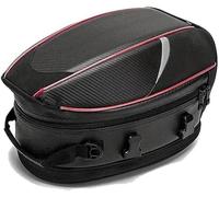HAIYUN Bolso para Moto para Ducati Scrambler Full Throttle 2015-2020 2021 2022 2023 2024 2025, Bolsa Moto Asiento Trasero Bolsa Equipaje Impermeable para Moto Bolsa para Sillín de Moto,Red