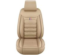 HAIYUN Fundas de Asientos para BMW X5 E70 X5 2.Gen 2006-2013, Cubiertas de PU Cuero de Asiento para Delanteros y Traseros, Impermeable, Accesorios Interior,Beige