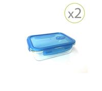 HAIZEA BY MARTÍN BERASATEGUI Tupper cristal 1520ml x2. default Variante única