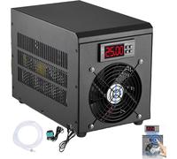 HaiZethonic Aquarium Cooler,Aquarium Water Chiller Fish Tank Cooler System,5-40℃ Constant Temperature Device,180w,Sustainable Refrigeration, with Pump,2 M Hose,Cooling 60L