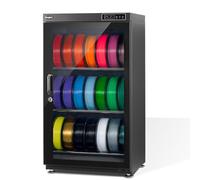 HaiZethonic Caja Secadora Filamentos Impresora 3D Caja Filamento 3D, Almacenamiento Antihumedad,10-12/15-21 Bobinas 1kg,Control Humedad,Vidrio Templado Y Metal,para Hogar/Estudios 3layers
