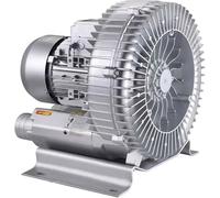 HaiZethonic Soplador Regenerativo Bomba Vacío Industrial Alta Presión Monofásica para Soplado Succión Aire,Soplador Anillo Vórtice 120 W/180 W/250 W/370 W/550 W/750 W/1100 W/1500w 120W/0.16HP
