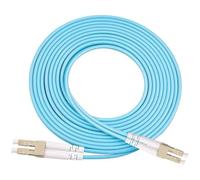 HAIZHI Cable de conexión de Fibra óptica OM3 de 1 a 100 m, Cable dúplex de 0,2 m y 0,5 m(5m 10pcs,LC-ST)