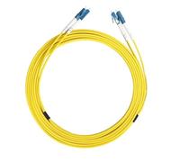 HAIZHI Conectores de Fibra óptica Cable de conexión convertidor de núcleo Doble monomodo Diámetro LC/UPC-LC/UPC Fibra Optica de 3,0 mm(3M LCupc To LCupc)