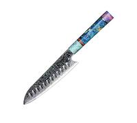 hajegato Cuchillo de Chef Damasco Mango Profesional único, Cuchillo de Cocina japonés Vg10, 67 Capas de Acero de Damasco con Funda…