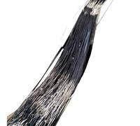 HAJHI 6 Unidades Hada Pelo De Oropel Clip BB 24 Pulgadas Extensiones De Cabello Con Purpurina Sin Costuras Para Uso Diario Brillantes Para Cualquier Tono De Piel(Negro)