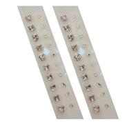 HAJHI Acupuncture Semillas De Oreja Sin Dolor Autoadhesivo Semillas De Oído Para Niños Mujeres Masaje De Oídos Puntos De Presión Relajación Diaria(Pink,40pcs)