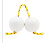 HAJHI Aprendizaje Temprano Asalato Shakers Ritmo Percusión Dedos Giratorio Ajustable Cuerda Kashaka Fácil de Aprender Bola Africano Rhythmic Ball Principiantes Amantes(Blanco)