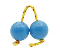 HAJHI Aprendizaje Temprano Asalato Shakers Ritmo Percusión Dedos Giratorio Ajustable Cuerda Kashaka Fácil de Aprender Bola Africano Rhythmic Ball Principiantes Amantes(Azul)