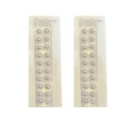 HAJHI Autocuidado Masaje De Oídos Cristal Artificial Acupuncture Semillas De Oreja Puntos De Presión Masaje Semillas De Oído Para Ir De Compras Para El Día A Día(Pearl-40pcs)