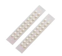 HAJHI Ayuda Para Dormir Masaje De Oídos Portátil Acupuncture Semillas De Oreja Para Equilibrio Bienestar Semillas De Oído Resistente Al Agua Reflexología Para Uso Diario(Pearl B-40pcs)