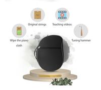 HAJHI Chapa Arpa de Lira con Portátil Bolsas Madera Maciza Caoba Lyre Harp Llave de Afinar Cuerdas de Repuesto Fácil de Aprender Arpa de Palanca Profesionales Conciertos(D-19 strings)