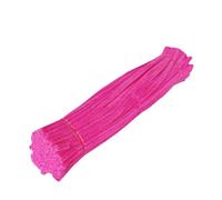 HAJHI Cifrado Tallos De Chenilla 1000 Piezas Limpiapipas Manualidades Para Flores Doblables 11,81 * 0,23 Pulgadas Limpiadores De Pipa Cursos De Manualidades Diy(Peach Pink)