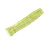 HAJHI Cifrado Tallos De Chenilla 1000 Piezas Limpiapipas Manualidades Para Flores Doblables 11,81 * 0,23 Pulgadas Limpiadores De Pipa Cursos De Manualidades Diy(Pale Yellow)