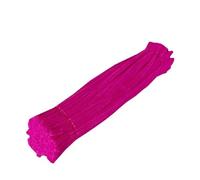 HAJHI Cifrado Tallos De Chenilla 1000 Piezas Limpiapipas Manualidades Para Flores Doblables 11,81 * 0,23 Pulgadas Limpiadores De Pipa Cursos De Manualidades Diy(Rose Red)