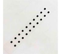 HAJHI Cristal Semillas De Oído Para Pérdida De Peso Resistente Al Agua Acupuncture Semillas De Oreja Transparente Autoadhesivo Masaje De Oídos Alivia El Estrés(Negro)