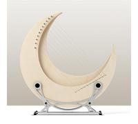 HAJHI Grecia Arce Instrumento Lira 8/11/15 Cuerdas Lyre Harp Padres e Hijos Tocar Estable Tono Cultivar Musical Interés Arpa de Lira Enseñanza(11-note log+free stand)