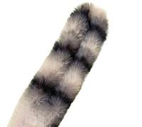 HAJHI Limpiadores De Pipa Pelo De Conejo Gradiente Gruesos Limpiapipas Manualidades 100 Cm Decorativo Palitos Peludos Accesorios Para Manualidades Para Fiestas(6pcs,Black Grey)