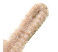 HAJHI Limpiadores De Pipa Pelo De Conejo Gradiente Gruesos Limpiapipas Manualidades 100 Cm Decorativo Palitos Peludos Accesorios Para Manualidades Para Fiestas(6pcs,Brown)