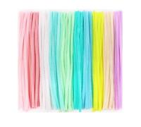 HAJHI Limpiapipas Manualidades 8mm Flexibles 500/1000 Unidades Limpiadores De Pipa Para La Escuela Actividades Palitos Peludos Para Principiantes Formas Versátiles(1000pcs,Mixed A)