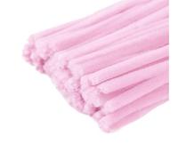 HAJHI Limpiapipas Manualidades 8mm Flexibles 500/1000 Unidades Limpiadores De Pipa Para La Escuela Actividades Palitos Peludos Para Principiantes Formas Versátiles(1000pcs,Light Pink)