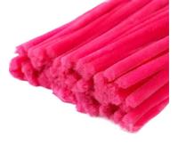HAJHI Limpiapipas Manualidades 8mm Flexibles 500/1000 Unidades Limpiadores De Pipa Para La Escuela Actividades Palitos Peludos Para Principiantes Formas Versátiles(1000pcs,Rose Red)