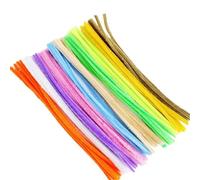 HAJHI Limpiapipas Manualidades Festivas Para Principiantes Tallos De Chenilla 200/300 Unidades Formas Versátiles Pompons Limpiadores De Pipa Para Escuelas Guarderías(Assortment C-200pcs)