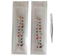 HAJHI Magnético Cuentas Acupuncture Semillas De Oreja Decorativo Masaje De Oídos Para La Relajación Equilibrio Salud Semillas De Oído Punto Masaje Para El Día A Día(Christmas - 40 pcs)