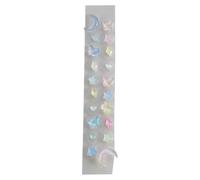 HAJHI Relajación Masaje De Oídos Estimulación Acupuncture Semillas De Oreja Autoadhesivo Decorativo Semillas De Oído Transparente Cinta Adhesiva Alivio Del Estrés(A-20PCS)