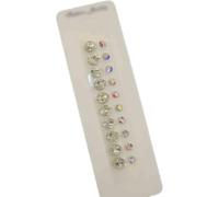 HAJHI Semillas De Oído Para Pérdida De Peso Decoración Acupuncture Semillas De Oreja Para Relajación Equilibrio Salud Masaje De Oídos Portátil Reflexología(20pcs)