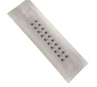 HAJHI Todos Los Días Acupuncture Semillas De Oreja Masaje Magnéticas Cuentas Semillas De Oído Desechables Masaje De Oídos Alivio Del Estrés Fácil De Usar(Blue - 20 pcs)