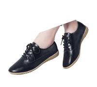 HAJHI Zapatos De Taekwondo Piel De Vaca Con Cordones Tai Chi Zapatos Suela Oxford Antideslizantes Zapatillas De Gimnasia Verano Transpirables Ba Duan Jin Wing Chun(37 EU,Negro)