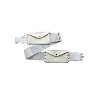 Hajj Belt Studded Waist Belt Waist Bag Stretchy Wide Belt Girdle Arab Fanny Pack for Umrah Girdle White Vintage Belt White