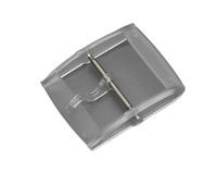 HAJMGUMC 1 Uds. Cierre de reloj de plástico apto for correa de reloj 16mm 19mm 20mm correa de reloj colorida hebilla de Pin accesorios de botón de reloj Wen for mujer(Transparent,Inside Size-20mm)