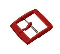 HAJMGUMC 1 Uds. Cierre de reloj de plástico apto for correa de reloj 16mm 19mm 20mm correa de reloj colorida hebilla de Pin accesorios de botón de reloj Wen for mujer(Red,Inside Size-20mm)