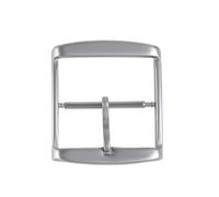 HAJMGUMC 1 Uds. Cierre de reloj plateado de acero inoxidable apto Fit For botón de correa de reloj 16mm 18mm 20mm 22mm hebilla de Metal accesorios de correa de reloj(Inner Width-18mm)