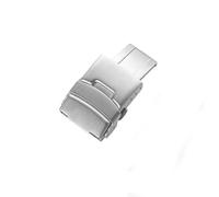 HAJMGUMC Accesorios for relojes Hebilla Cierre plegable apto Fit For Seiko Fit for Citizen Cierre de acero inoxidable sólido Hebilla de correa de reloj 18 mm 20 mm 22 mm 24 mm(Slver-24mm)