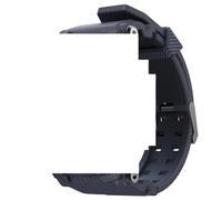 HAJMGUMC Ajuste Fit For LOKMAT ATTACK srtap correa de TPU correa de reloj desmontable denim azul camuflaje verde(Blue)