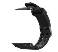 HAJMGUMC Ajuste Fit For LOKMAT ATTACK srtap correa de TPU correa de reloj desmontable denim azul camuflaje verde(Black)