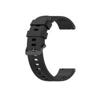 HAJMGUMC Ajuste for correa de reloj Fit For LIGE, banda suave de silicona for mujeres y hombres, pulsera de relojes de 22mm y 20mm(Black,22MM)