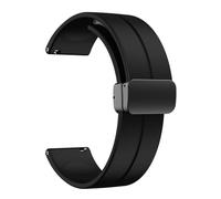 HAJMGUMC Correa de 20 mm 22 mm apta Fit For Samsung Galaxy watch 4/5 pro/classic/gear s3/active 2 Sport Hebilla magnética de silicona apta Fit For Huawei GT 2 2e 3 band(BB,20MM)