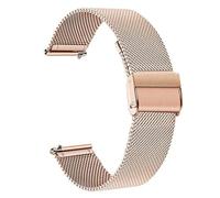 HAJMGUMC Correa de 20 mm Fit For Samsung Galaxy Watch 4 40 mm 42 mm 44 mm Band Gear pulsera deportiva Fit For Samsung Galaxy Watch Active 2 40 mm 44 mm 46 mm(Rosegold milan)